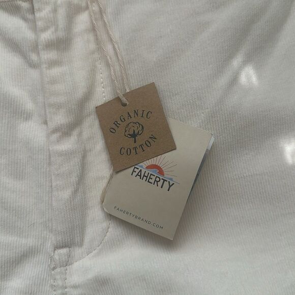 FAHERTY Stretch Cord Wide Leg Pant, Size 29 - Picture 9 of 13